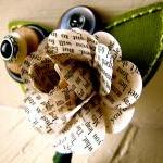 Green Rose Paper Flower and..