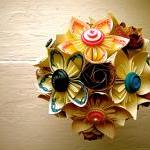 Paper Flower Wedding Bouqu..
