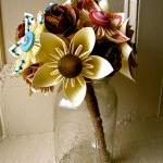 Paper Flower Wedding Bouque..