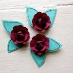Paper Rose Hairpiece, Bride..