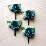 Paper Rose Boutonniere, Gro..