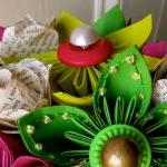 Paper Flower Wedding Bouque..