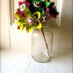Paper Flower Wedding Bouque..