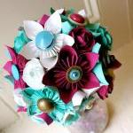 Paper Flower Bouquet, Weddi..