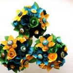 Paper Flower Bouquet, 3 Bri..