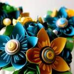 Paper Flower Bouquet, 3 Bri..