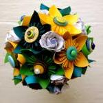 Paper Flower Bouquet, Weddi..