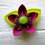 Paper Flower Hairpiece, Hea..